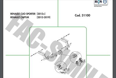YATAY SÖKTAK RENAULT CAPTUR - CLİO STATİON