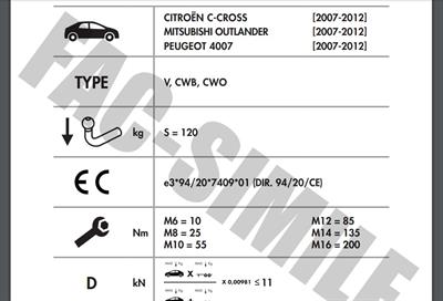 PEUGEOT 4007 - CROSSER - MITSUBISHI OUTLANDER 