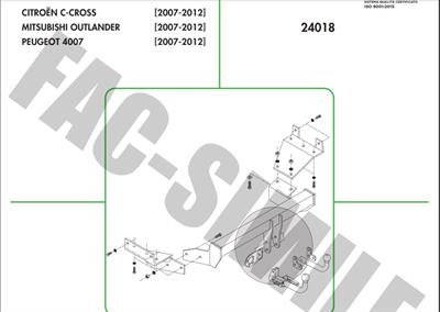 PEUGEOT 4007 - CROSSER - MITSUBISHI OUTLANDER 