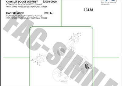 DİKEY SÖKTAK DODGE JOURNEY - FİAT FREEMONT 