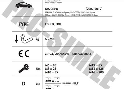 DİKEY SÖKTAK HYUNDAİ İ30 - KİA CEED 
