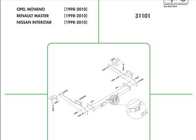 OPEL MOVANO  - RENAULT MASTER - NİSSAN İNTERSTAR 