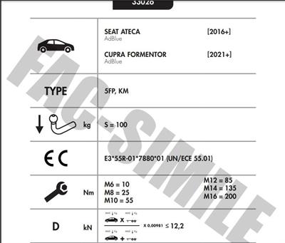 YATAY SÖKTAK SEAT ATECA - CUPRA FORMENTOR TERRAMAR