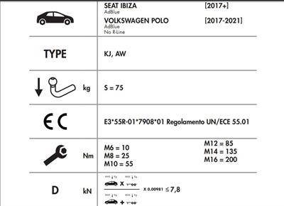 YATAY SÖKTAK SEAT İBİZA - VOLKSWAGEN POLO