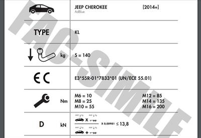 DİKEY SÖKTAK JEEP CHEROKEE