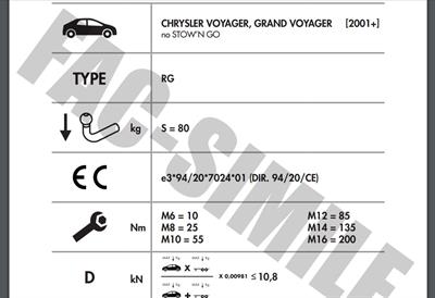 CHRYSLER  VOYAGER - GRAND VOYAGER