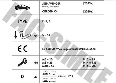 CİTROEN C4 - C4X - JEEP AVENGER