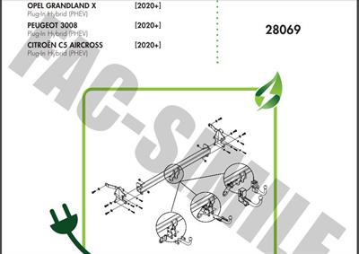 DİKEY SÖKTAK OPEL GRANDLAND X - PEUGEOT 3008 - 5008  - CİTROEN C5 AİRCROSS 