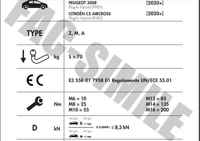 YATAY SÖKTAK OPEL GRANDLAND X - PEUGEOT 3008 - 5008  - CİTROEN C5 AİRCROSS 