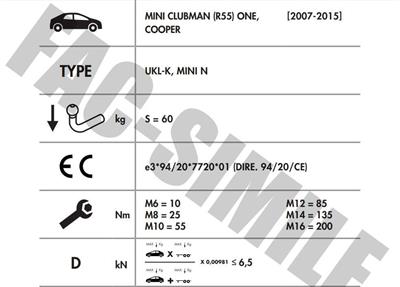 DİKEY SÖKTAK MİNİ CLUBMAN