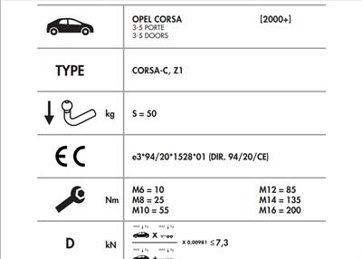 OPEL CORSA C