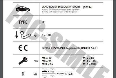 DİKEY SÖKTAK LAND ROVER DİSCOVERY SPORT 