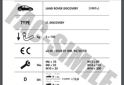 YATAY SÖKTAK LAND ROVER DİSCOVERY