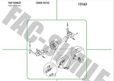 DİKEY SÖKTAK FİAT DOBLO 2000-2010 ARASI 
