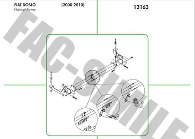 YATAY SÖKTAK FİAT DOBLO 2000-2010 ARASI 