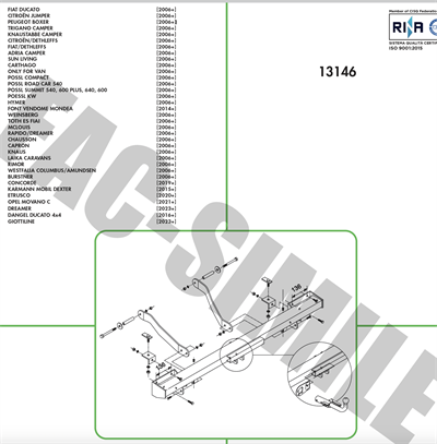 FIAT DUCATO - Citroen Jumper - Peugeot Boxer - Opel Movano - TOYOTA PROACE 