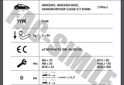 YATAY SÖKTAK MERCEDES E SERİSİ 