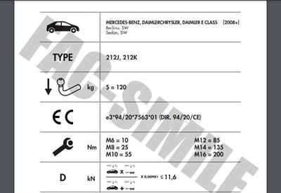 DİKEY SÖKTAK MERCEDES E SERİSİ