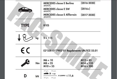 YATAY SÖKTAK MERCEDES E SERİSİ