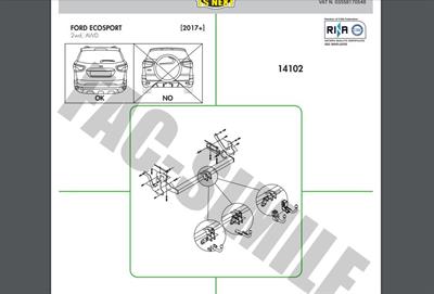 YATAY SÖKTAK FORD ECOSPORT