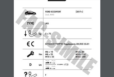 YATAY SÖKTAK FORD ECOSPORT