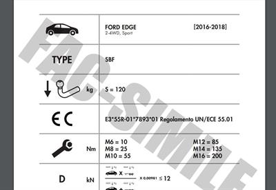 DİKEY SÖKTAK FORD EDGE