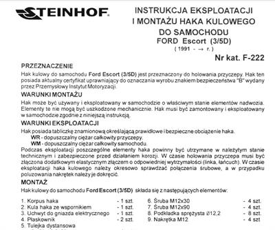 FORD ESCORT