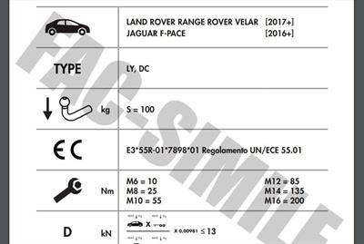 DİKEY SÖKTAK JAGUAR F PACE - LANDROVER VELAR