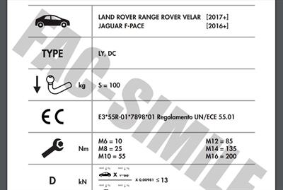 JAGUAR F PACE - LANDROVER VELAR