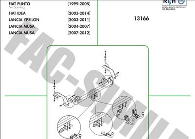 DİKEY SÖKTAK FİAT İDEA - PUNTO - LANCIA MUSA - YPSİLON