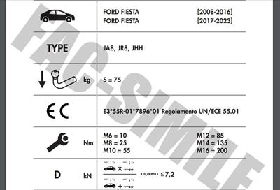 YATAY SÖKTAK FORD FİESTA