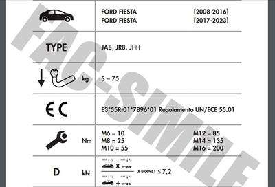 DİKEY SÖKTAK FORD FİESTA
