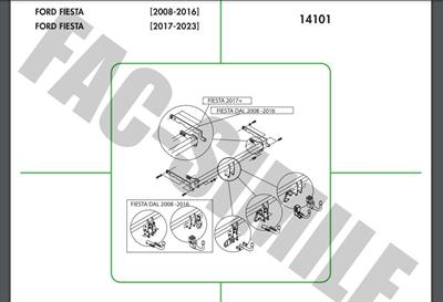 YATAY SÖKTAK FORD FİESTA