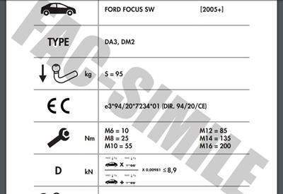YATAY SÖKTAK FORD FOCUS