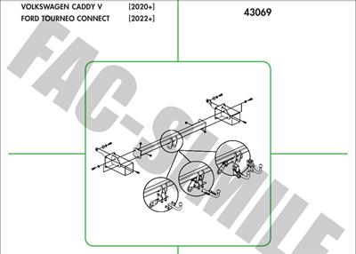 FORD CONNECT - VOLKSWAGEN CADDY