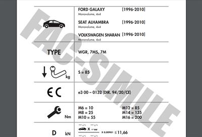 FORD GALAXY - VOLKSWAGEN SHARAN - SEAT ALHAMBRA