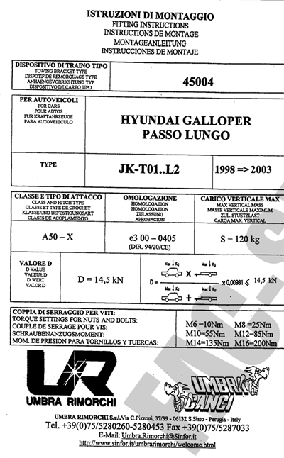 Hyundai GALLOPER 4 KAPI