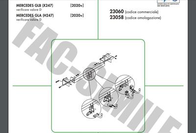 DİKEY SÖKTAK MERCEDES GLA - GLB