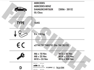 DİKEY SÖKTAK MERCEDES GL - GLE - ML 
