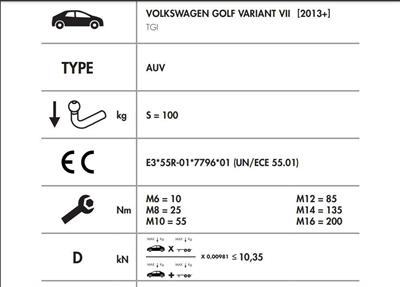 DİKEY SÖKTAK VOLKSWAGEN GOLF 