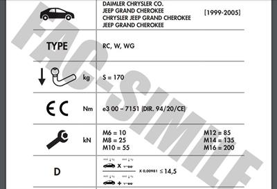 YATAY SÖKTAK JEEP GRAND CHEROKEE