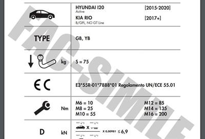 DİKEY SÖKTAK KİA RİO -  HYUNDAİ İ20