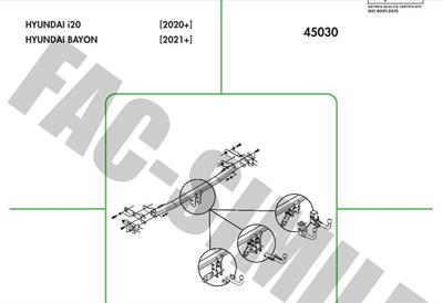 DİKEY SÖKTAK HYUNDAİ İ20 (2020- ÜSTÜ) - BAYON 2021 ÜSTÜ