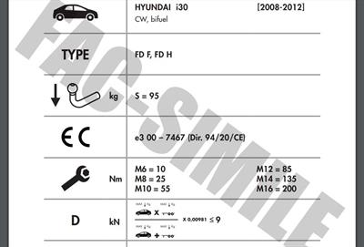 HYUNDAİ  İ30 SW  YATAY SÖKTAK