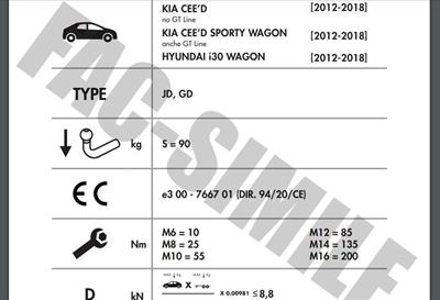 YATAY SÖKTAK HYUNDAİ İ30 SW - KİA CEED