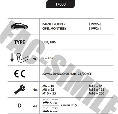 ISUZU TROOPER - OPEL MONTERY