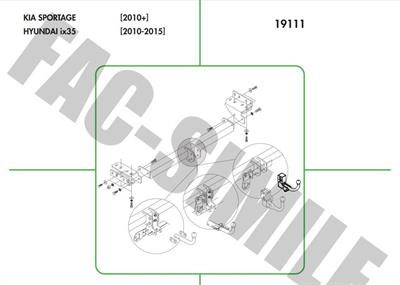 DİKEY SÖKTAK HYUNDA İX35  - KİA SPORTAGE