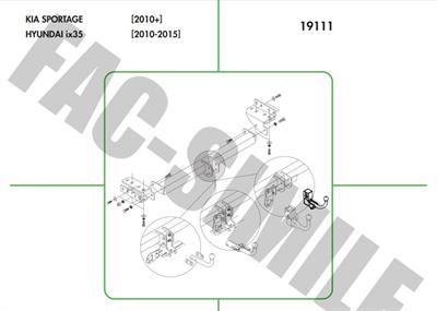 YATAY SÖKTAK HYUNDA İX35  - KİA SPORTAGE