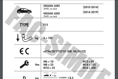YATAY SÖKTAK NİSSAN JUKE