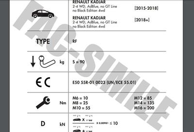 YATAY SÖKTAK RENAULT KADJAR